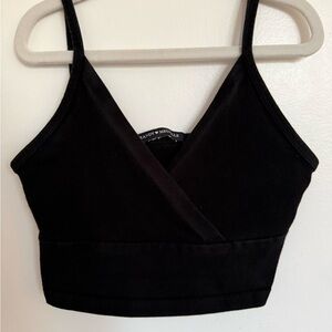 Brandy Melville black crop top